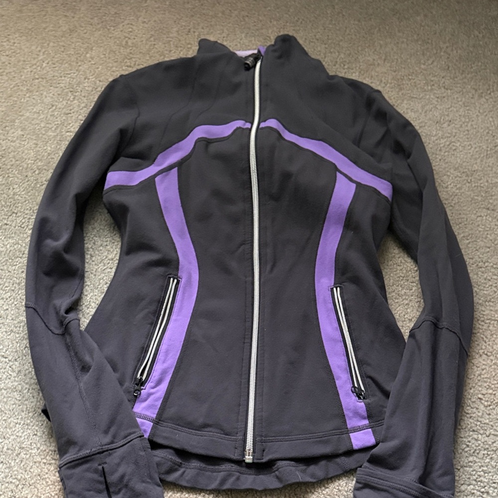 lululemon athletica Gray and Purple Define Jacket